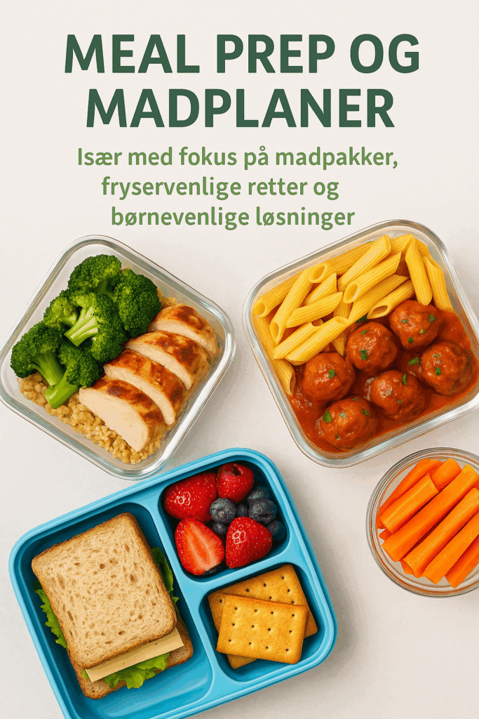 Glutenfri mealprep og madplaner